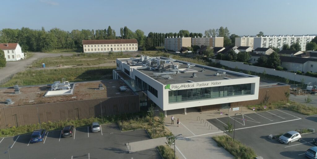 vue aerienne pole kleber