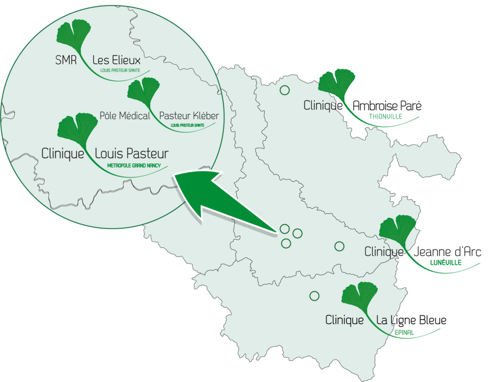 carte 6cliniques et poles V7 SMR Les Elieux